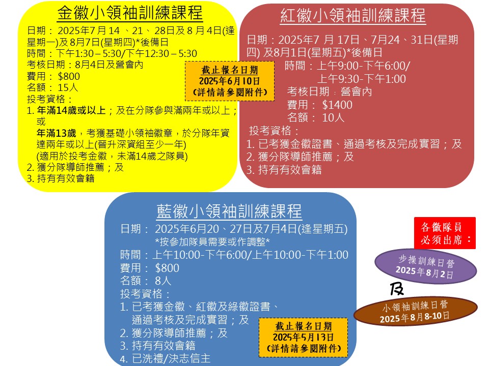 小領袖訓練課程2025_poster
